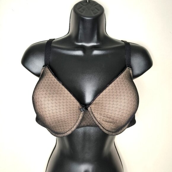 Wonderbra Eco Lace Underwire Supportive Stretch Lightly Padded Bow Cutie Bra 40C - Picture 1 of 6